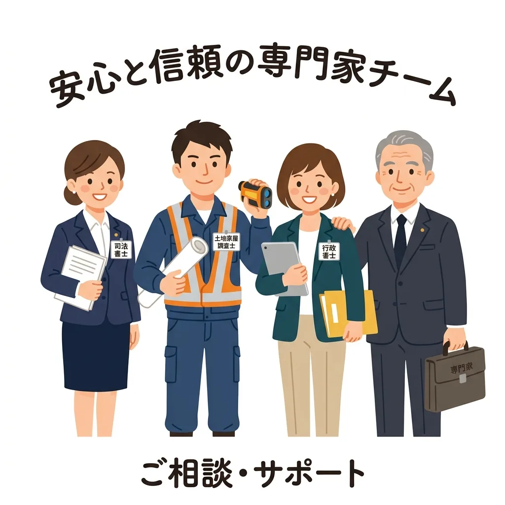 相続登記の未了・境界曖昧な物件もワンストップ対応