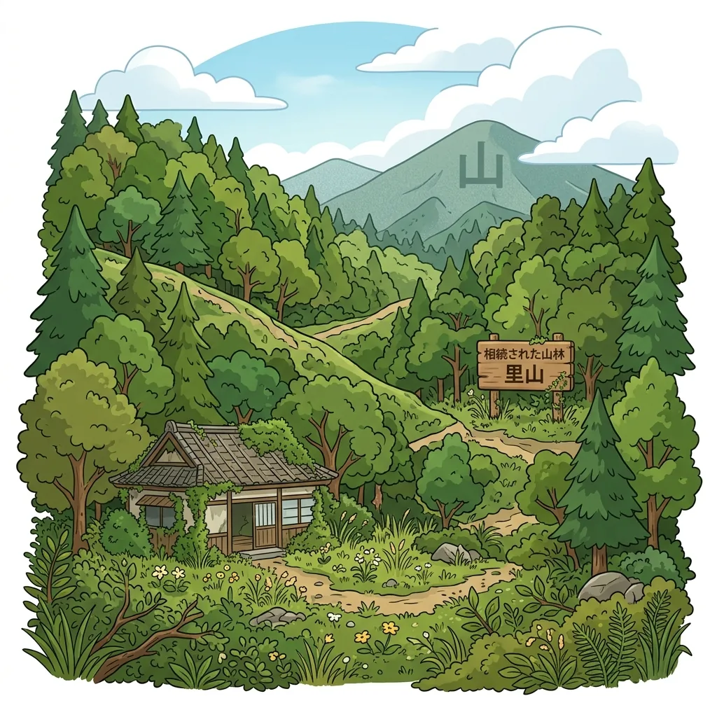 地番のみで場所がわからない山林